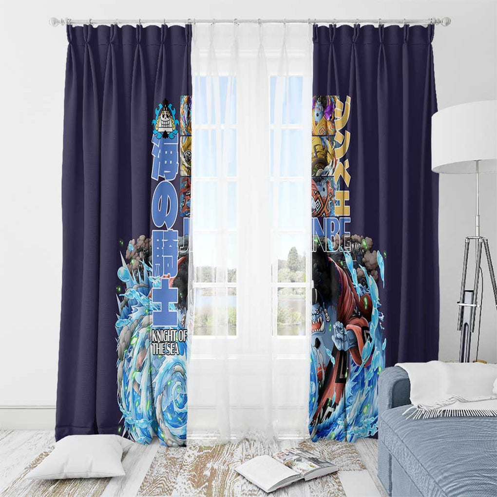 Jinbe V2 One Piece Window Curtain Anime Style