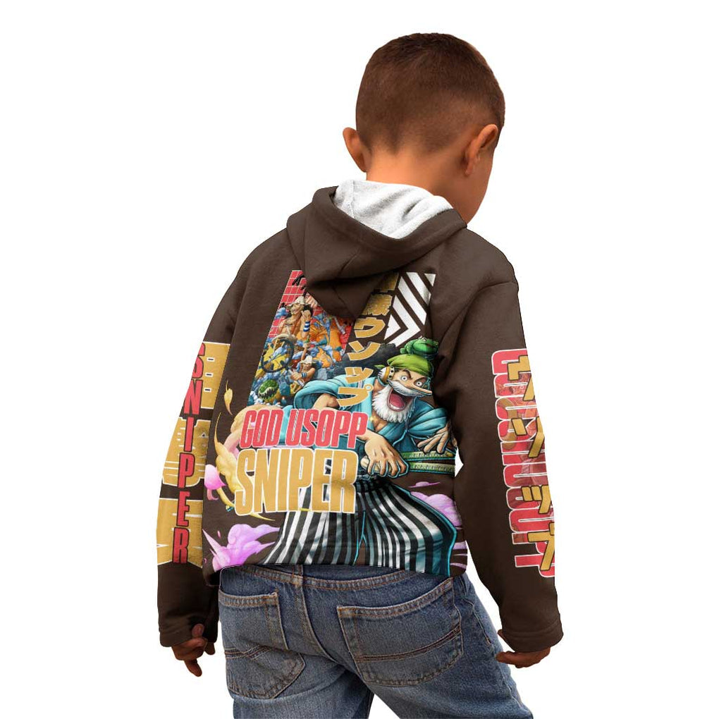 Usopp V2 One Piece Kid Hoodie Anime Style