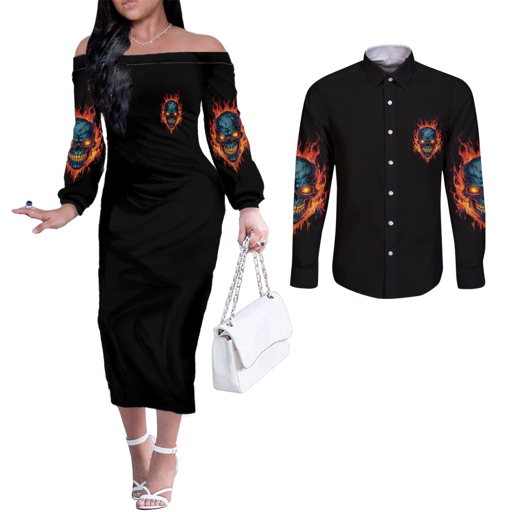 ill-put-you-in-the-trunk-couples-matching-off-the-shoulder-long-sleeve-dress-and-long-sleeve-button-shirt
