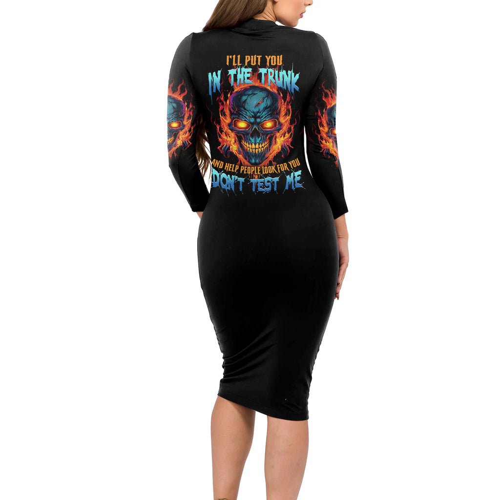 ill-put-you-in-the-trunk-long-sleeve-bodycon-dress