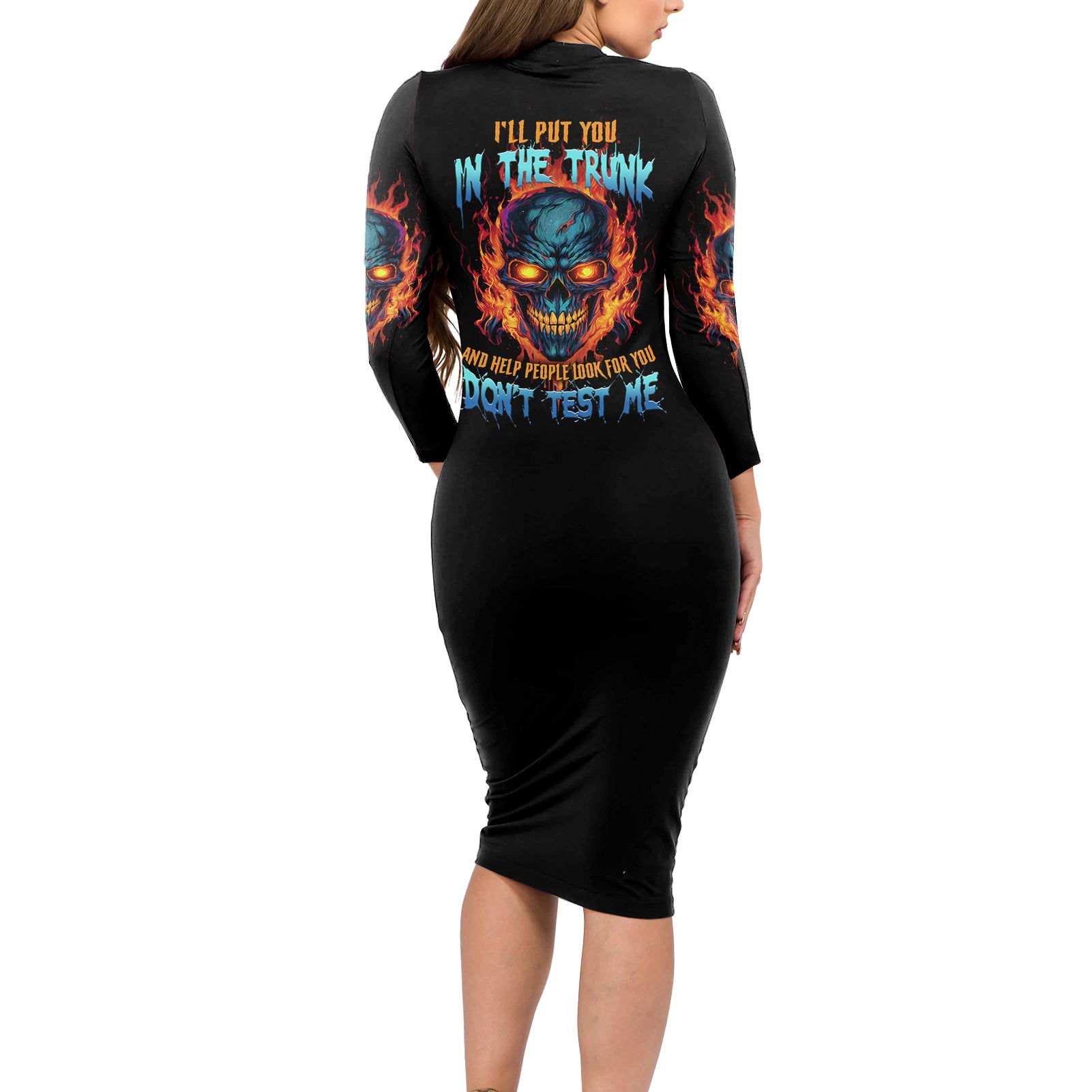 ill-put-you-in-the-trunk-long-sleeve-bodycon-dress