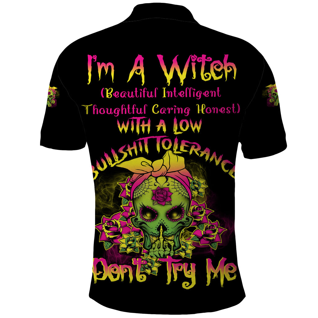 im-a-b-with-a-low-bullshit-tolerance-dont-try-me-polo-shirt