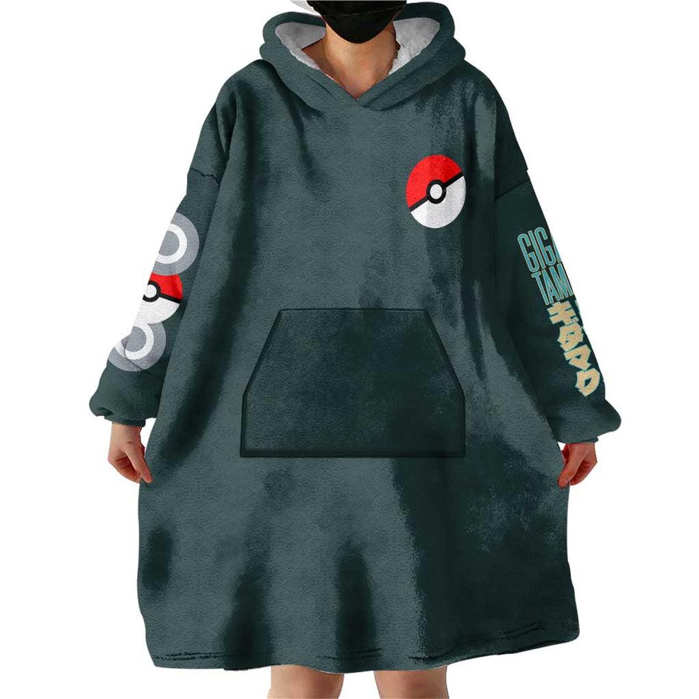 Gigantamax Snorlax Poke Wearable Blanket Hoodie Japan Anime Style