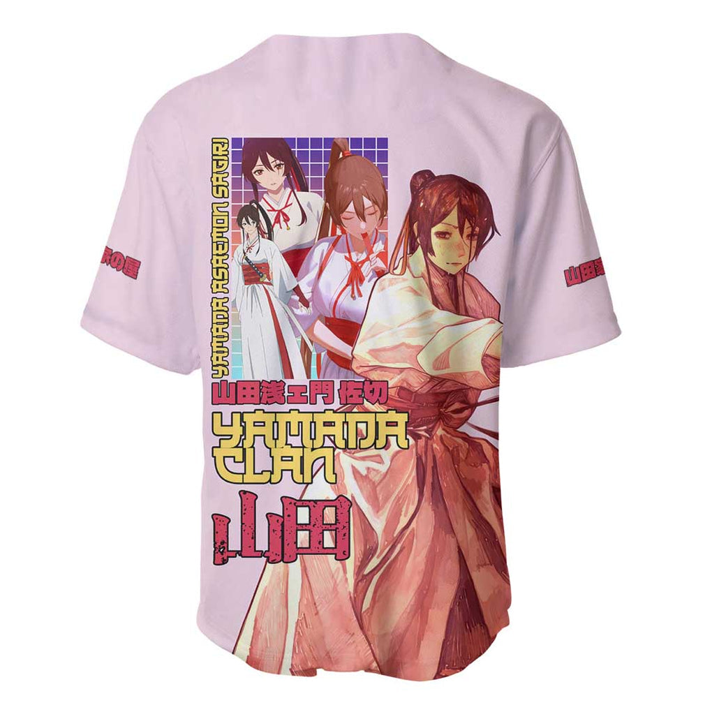 Yamada Asaemon Sagiri Hell’s Paradise Baseball Jersey Japan Anime Style
