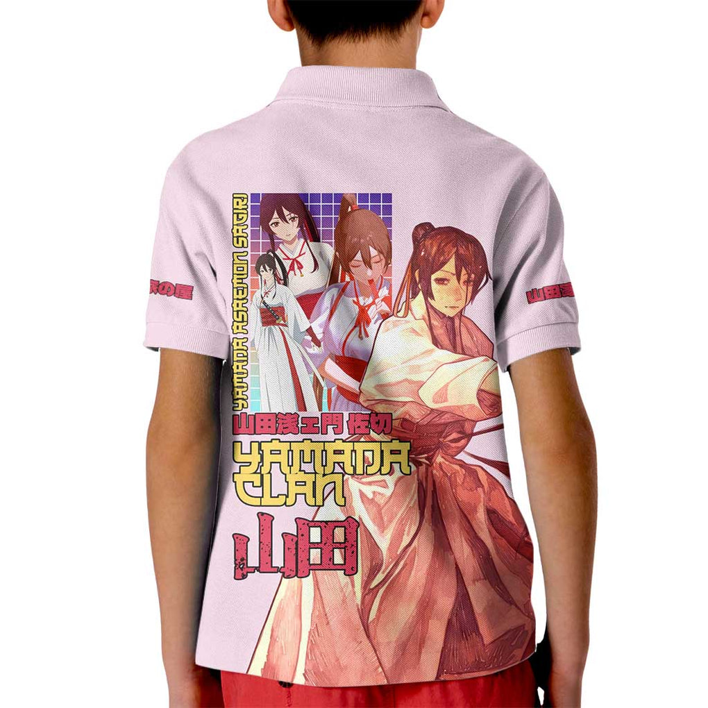 Yamada Asaemon Sagiri Hell’s Paradise Kid Polo Shirt Japan Anime Style
