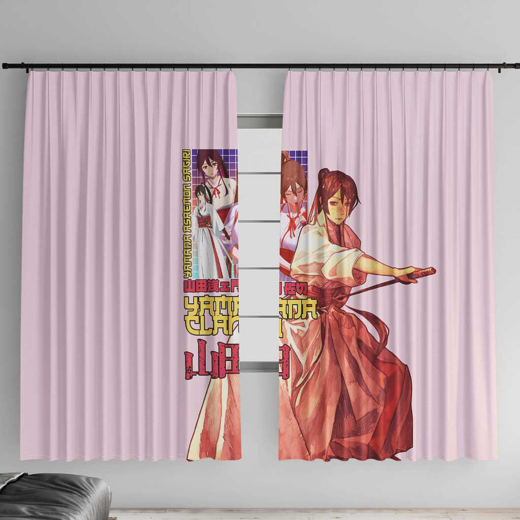 Yamada Asaemon Sagiri Hell’s Paradise Window Curtain Japan Anime Style