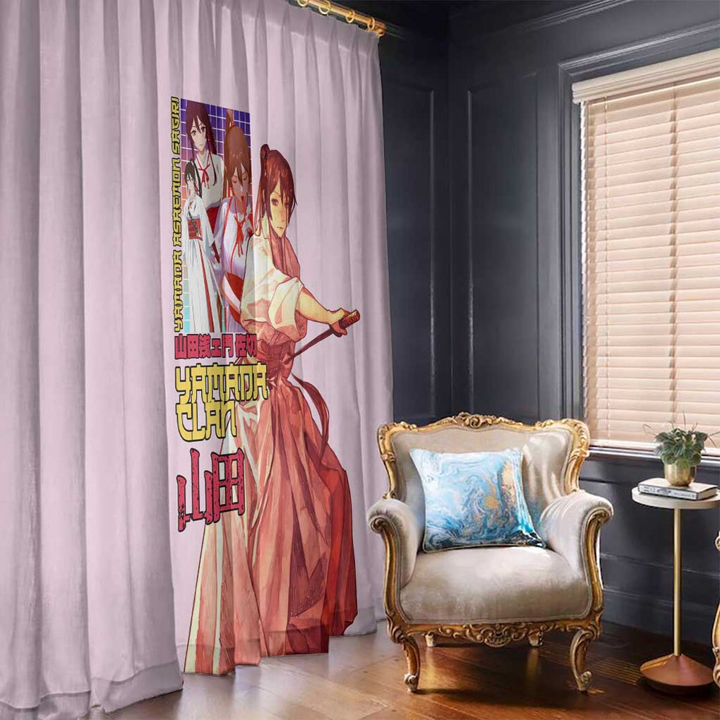 Yamada Asaemon Sagiri Hell’s Paradise Window Curtain Japan Anime Style