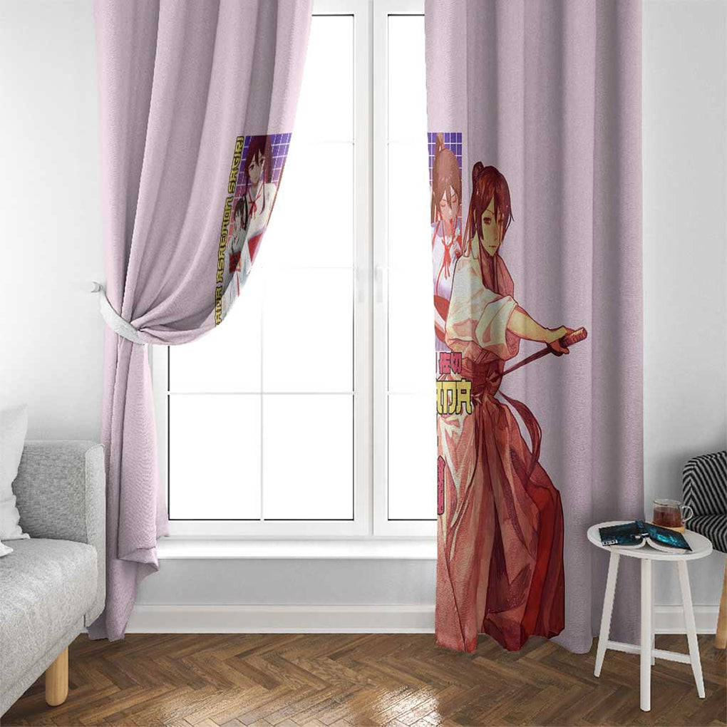 Yamada Asaemon Sagiri Hell’s Paradise Window Curtain Japan Anime Style