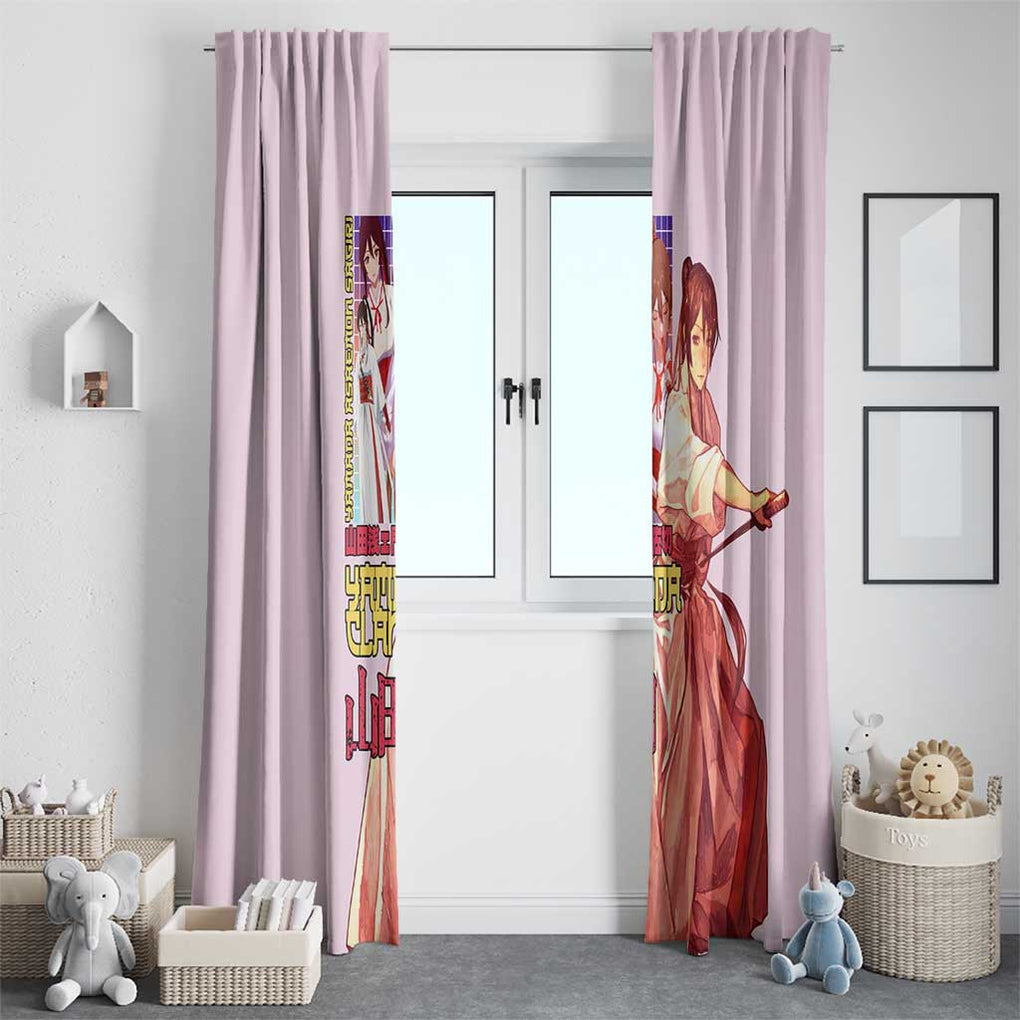 Yamada Asaemon Sagiri Hell’s Paradise Window Curtain Japan Anime Style