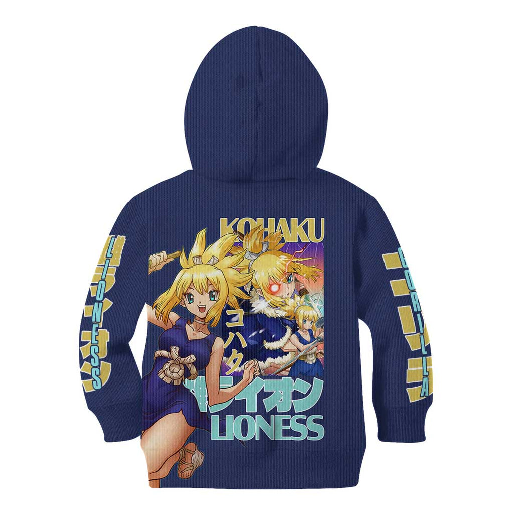 Kohaku Dr. Stone Kid Hoodie Japan Anime Style