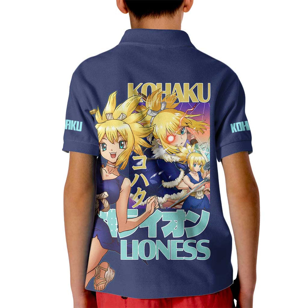 Kohaku Dr. Stone Kid Polo Shirt Japan Anime Style
