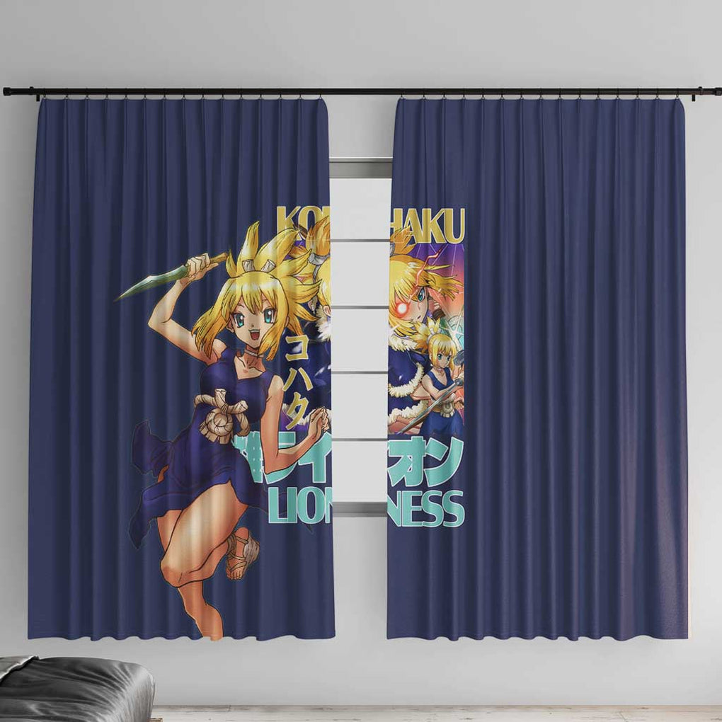 Kohaku Dr. Stone Window Curtain Japan Anime Style