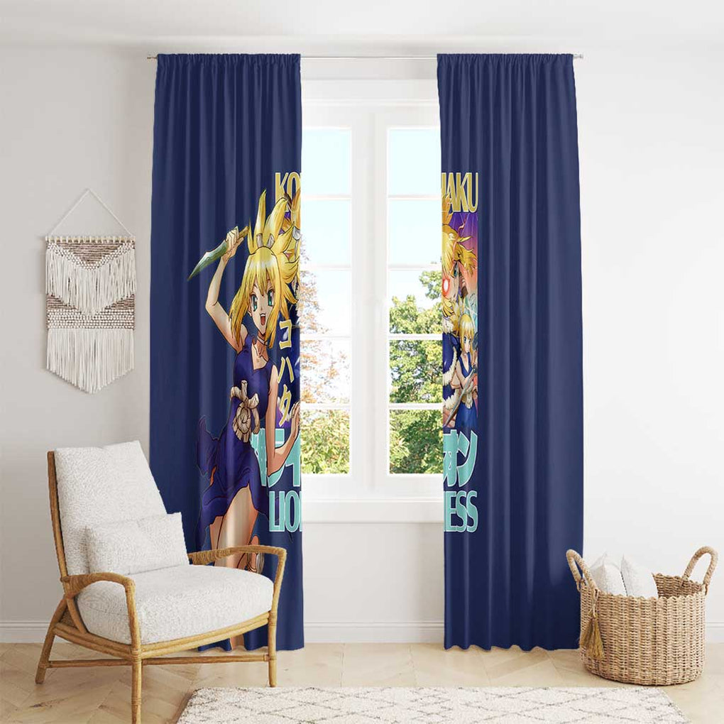 Kohaku Dr. Stone Window Curtain Japan Anime Style