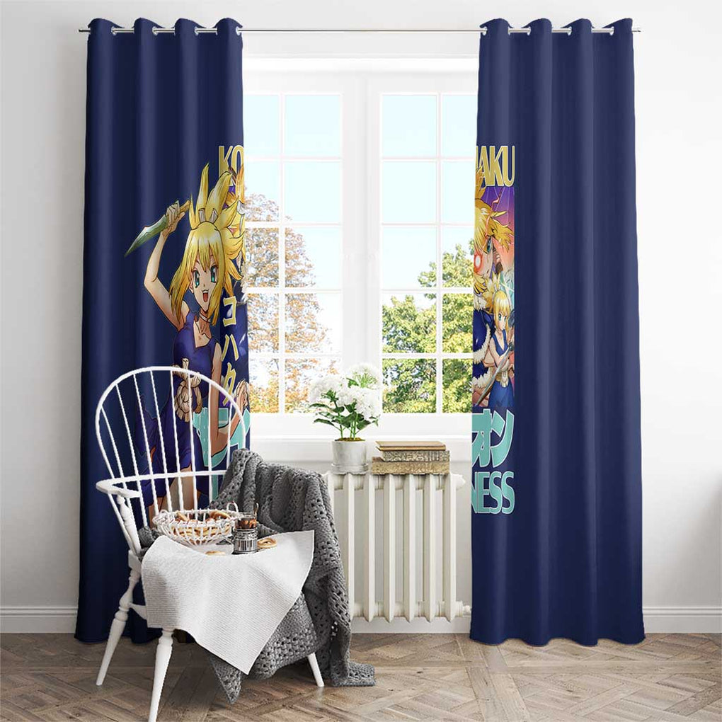 Kohaku Dr. Stone Window Curtain Japan Anime Style