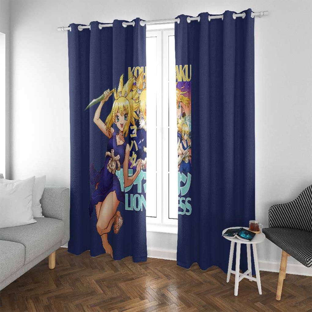 Kohaku Dr. Stone Window Curtain Japan Anime Style