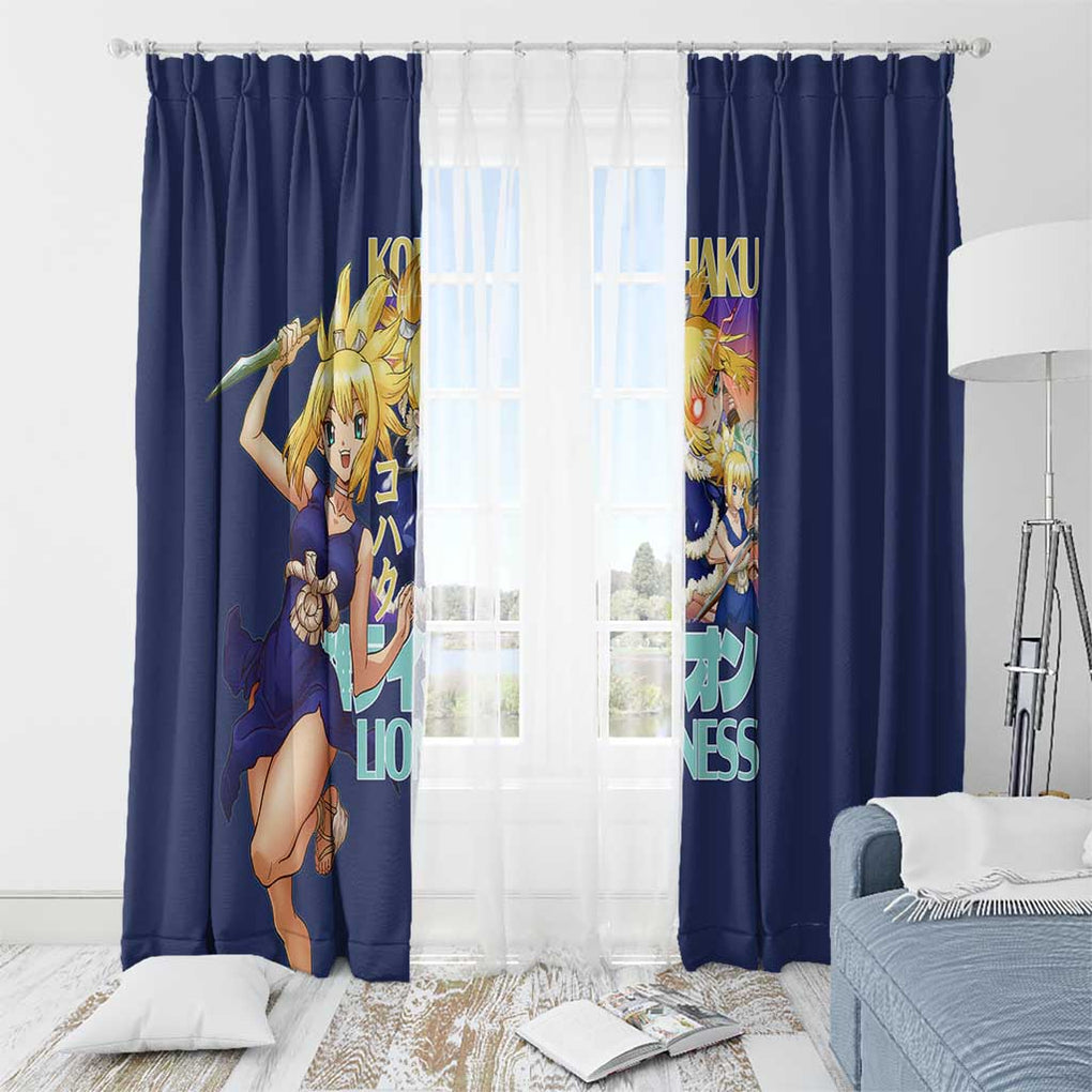Kohaku Dr. Stone Window Curtain Japan Anime Style