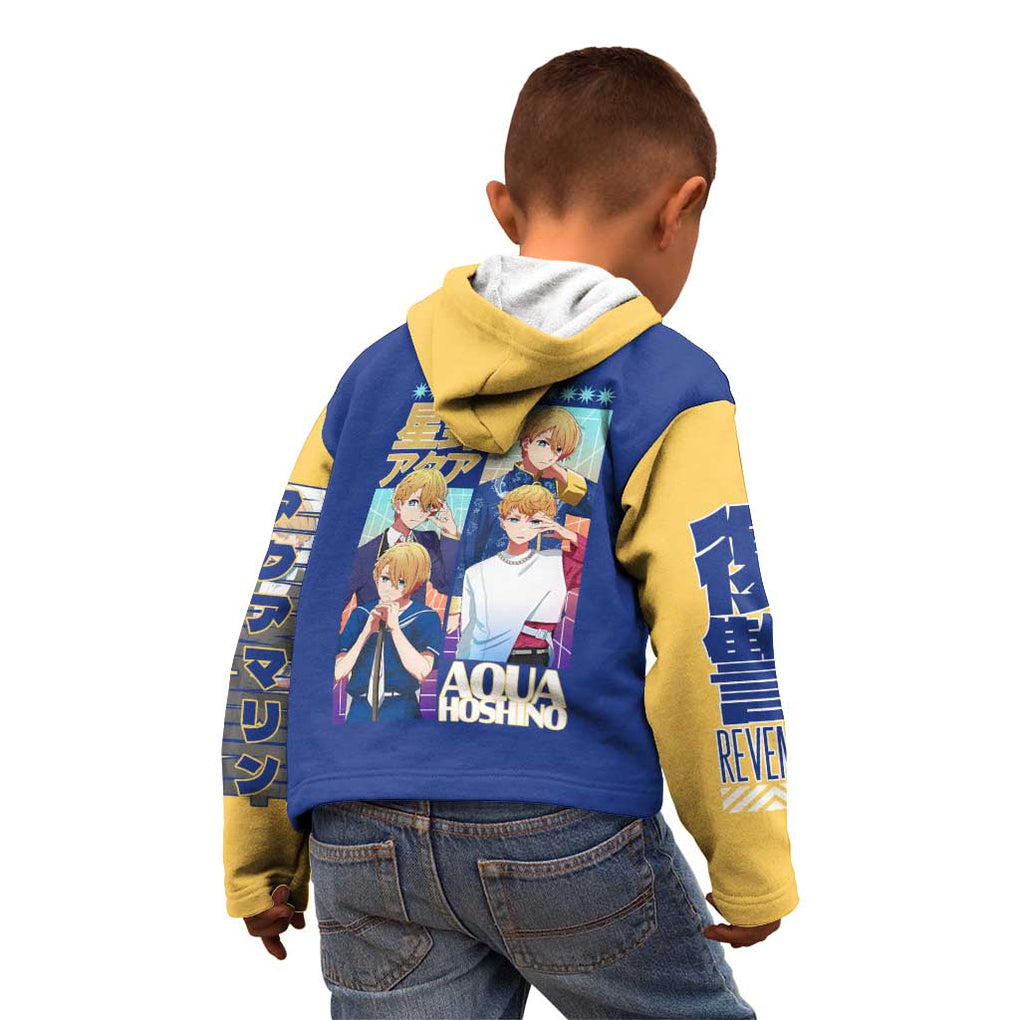 Aqua Hoshino Oshi no Ko Kid Hoodie Japan Anime Style