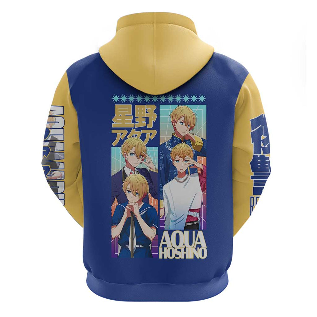 Aqua Hoshino Oshi no Ko Zip Hoodie Japan Anime Style