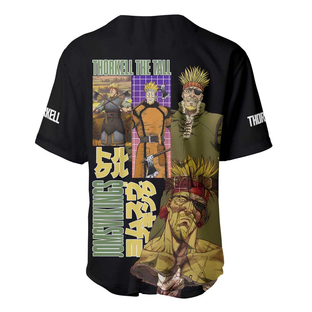 Thorkell Vinland Saga Baseball Jersey Japan Anime Style