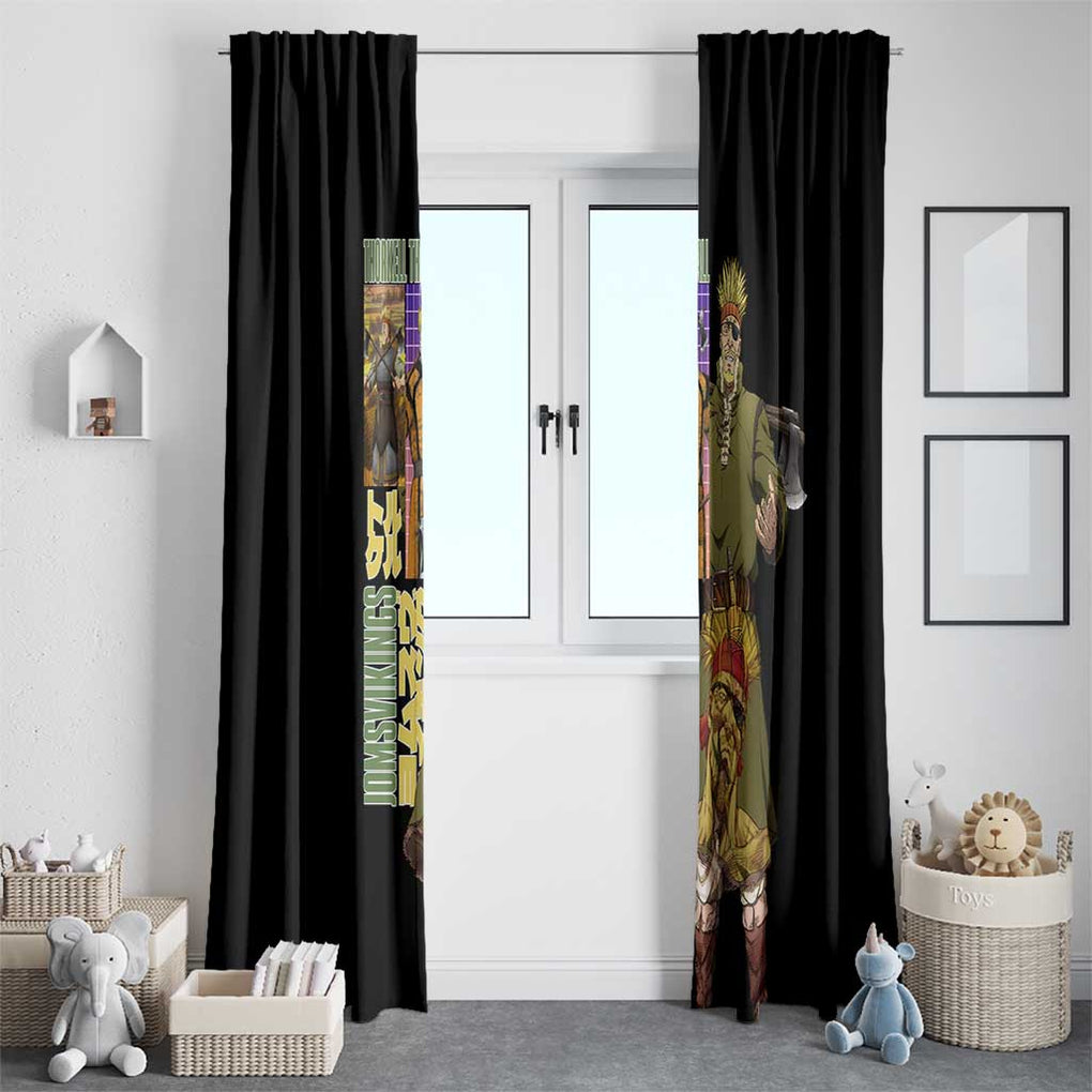 Thorkell Vinland Saga Window Curtain Japan Anime Style