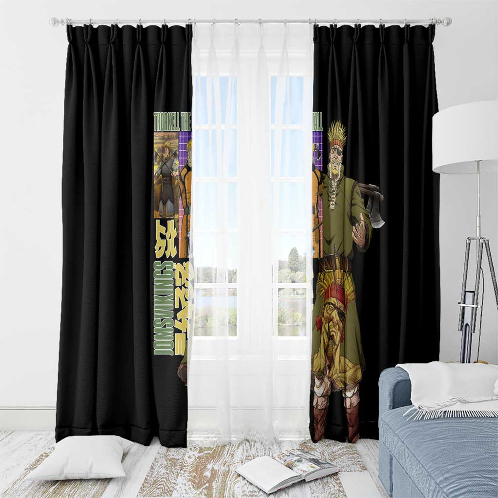 Thorkell Vinland Saga Window Curtain Japan Anime Style