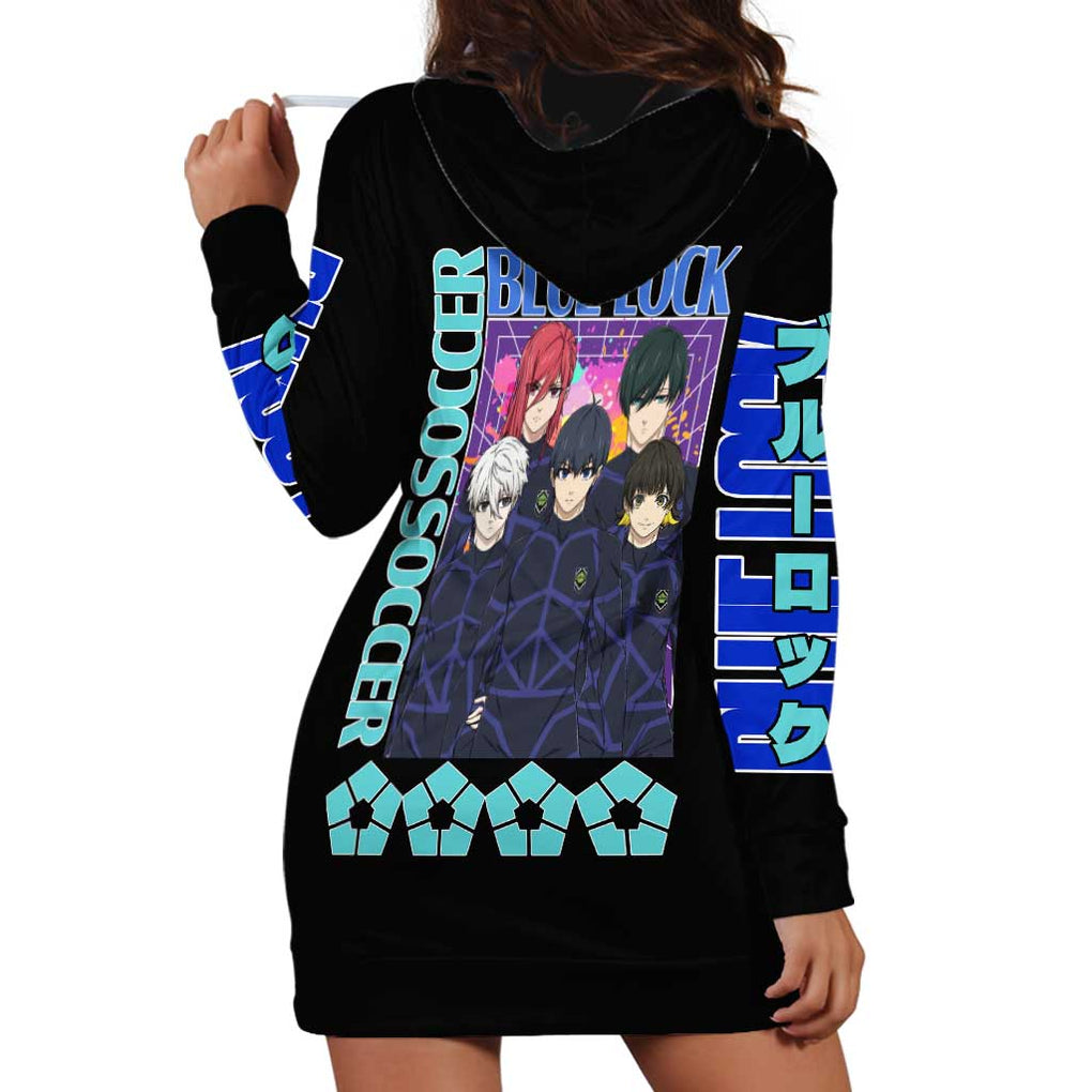 Blue Lock Hoodie Dress Japan Anime Style