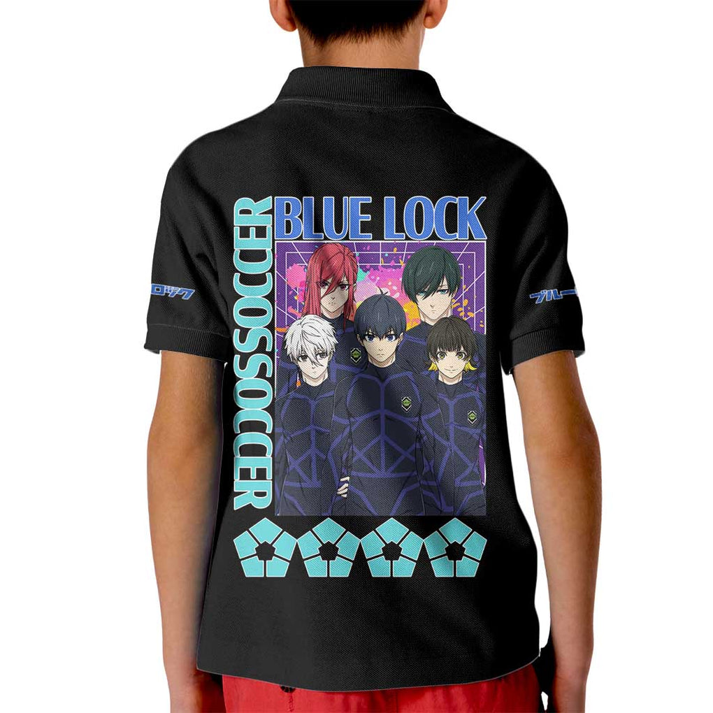 Blue Lock Kid Polo Shirt Japan Anime Style
