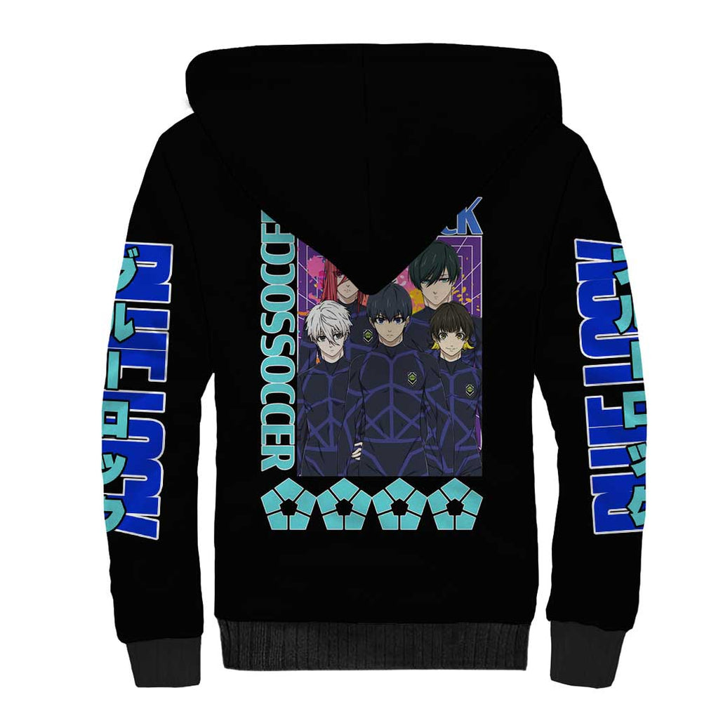 Blue Lock Sherpa Hoodie Japan Anime Style