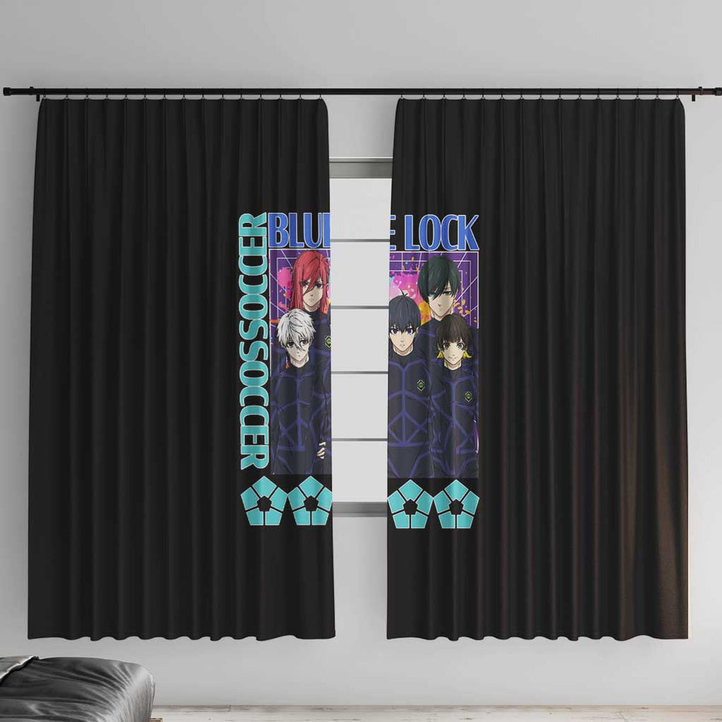 Blue Lock Window Curtain Japan Anime Style