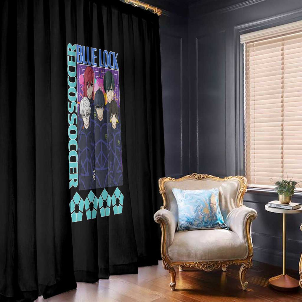 Blue Lock Window Curtain Japan Anime Style