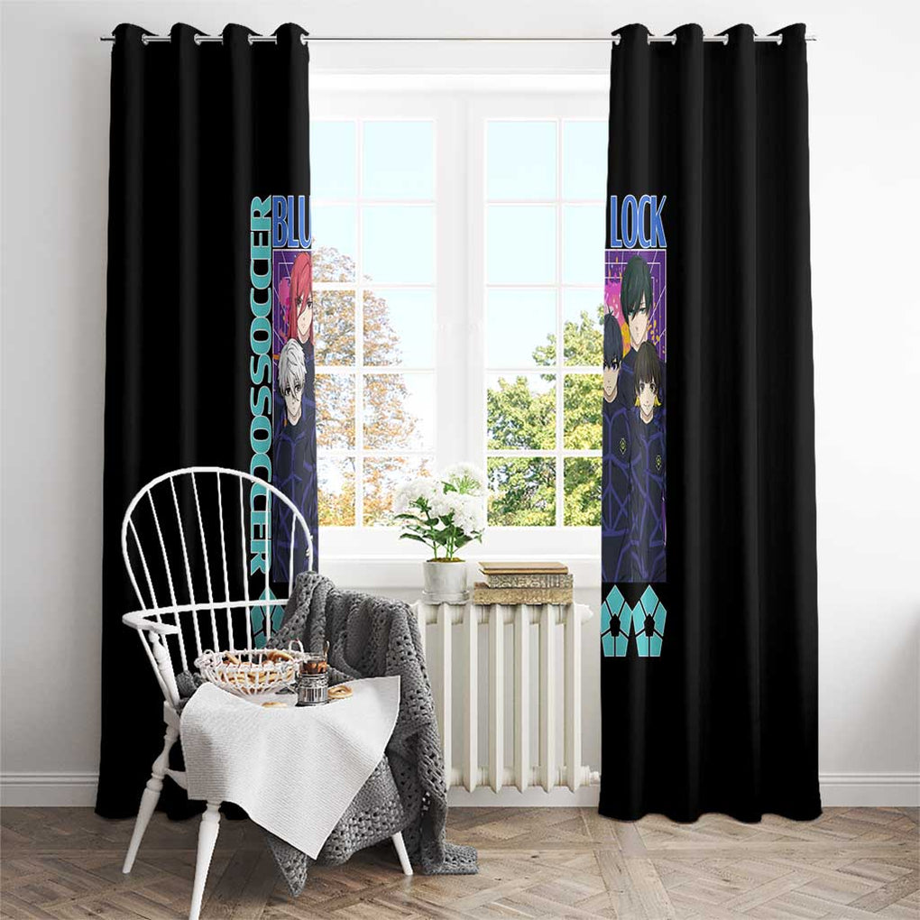 Blue Lock Window Curtain Japan Anime Style