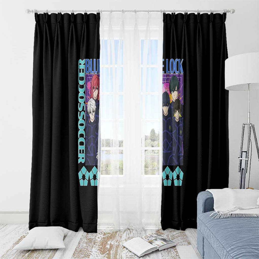 Blue Lock Window Curtain Japan Anime Style