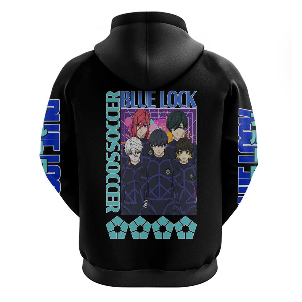 Blue Lock Zip Hoodie Japan Anime Style
