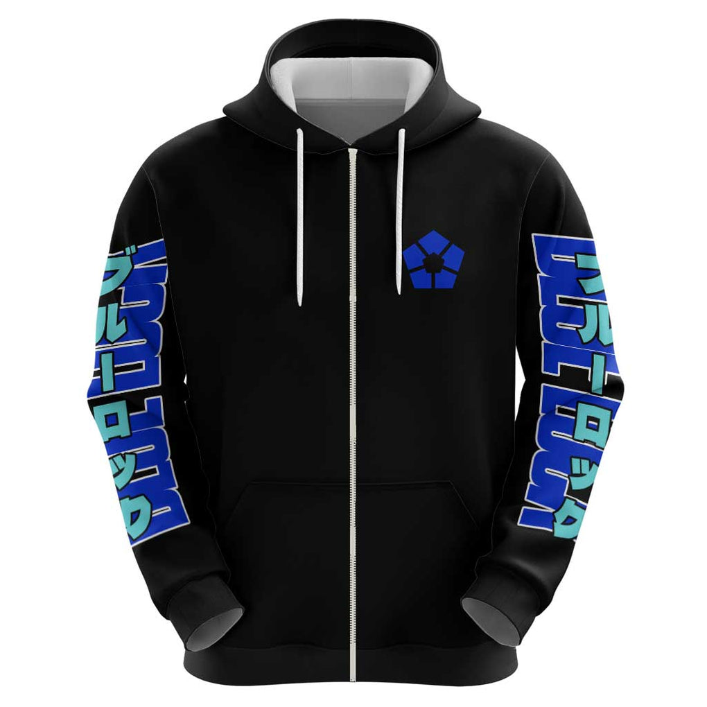 Blue Lock Zip Hoodie Japan Anime Style
