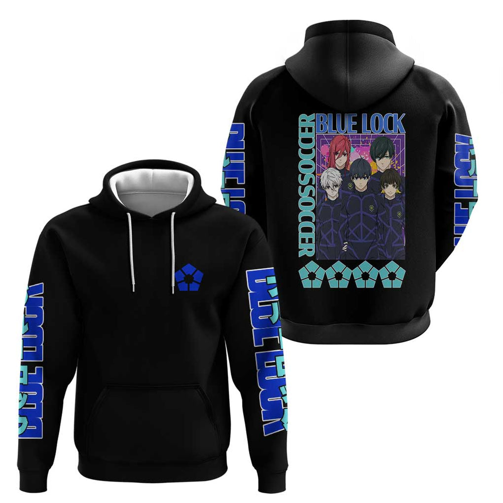 Blue Lock Zip Hoodie Japan Anime Style