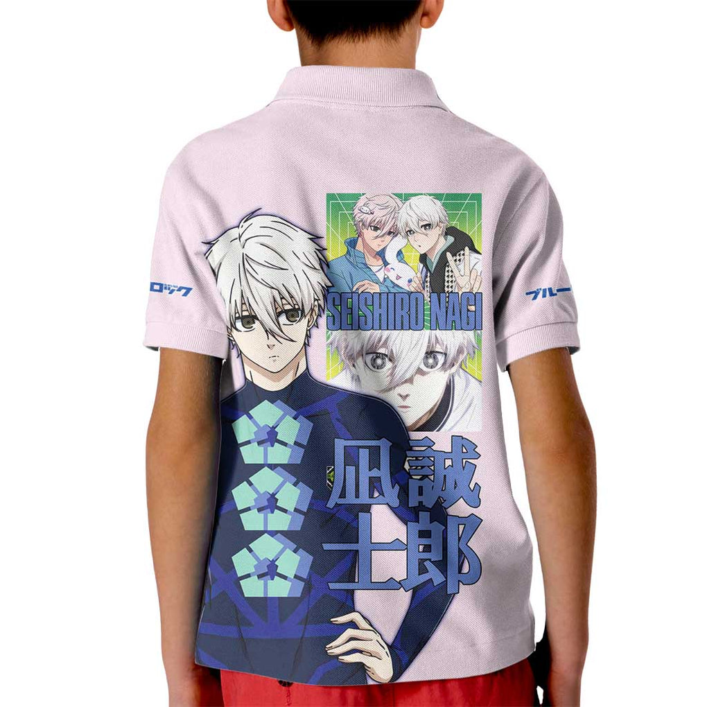 Seishiro Nagi Blue Lock Kid Polo Shirt Japan Anime Style