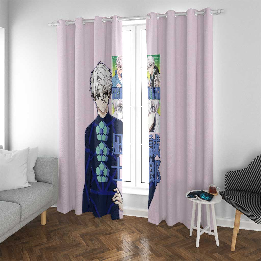 Seishiro Nagi Blue Lock Window Curtain Japan Anime Style
