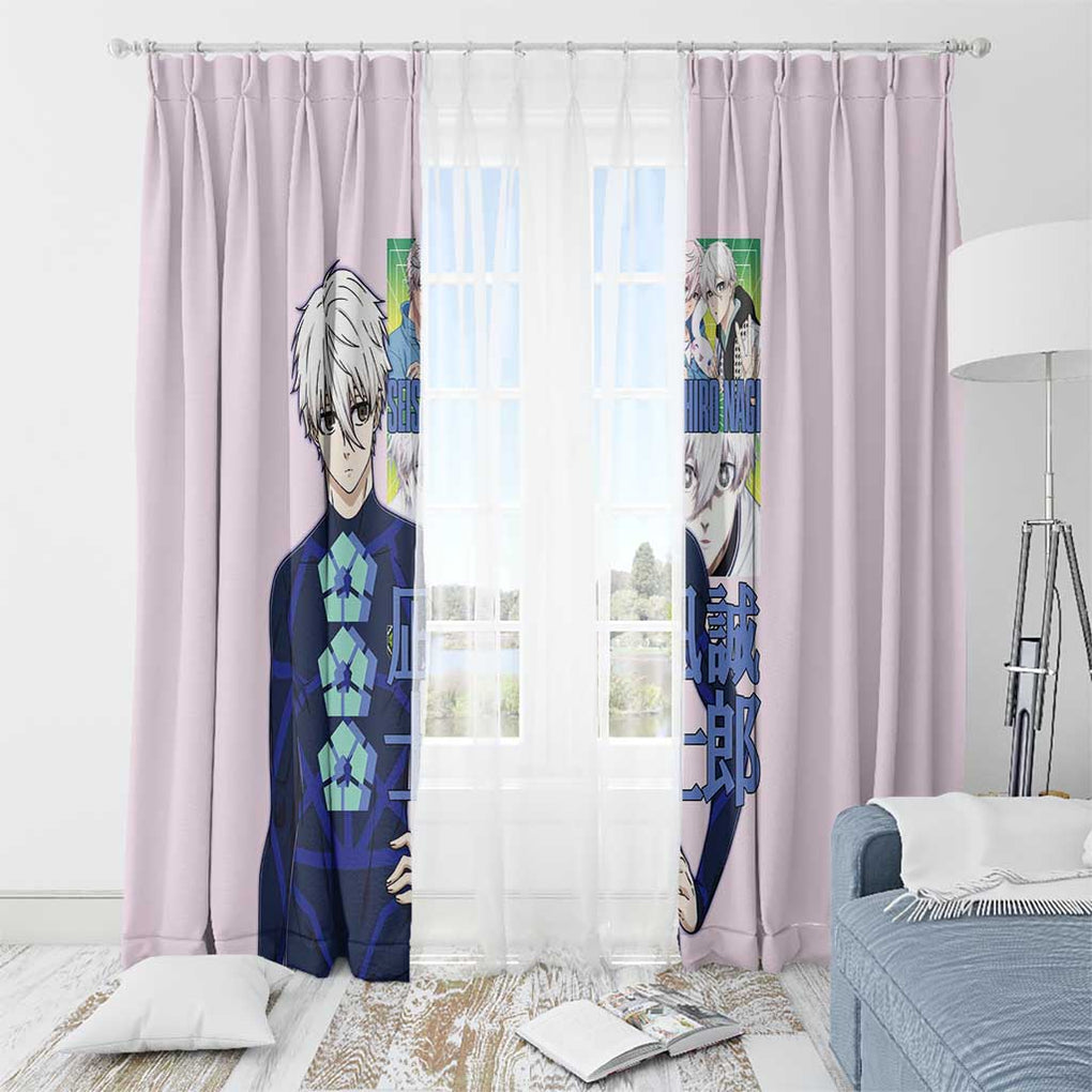 Seishiro Nagi Blue Lock Window Curtain Japan Anime Style
