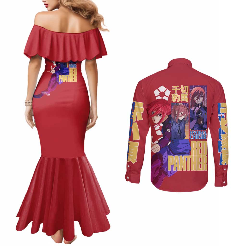 Hyoma Chigiri Blue Lock Couples Matching Mermaid Dress and Long Sleeve Button Shirt Japan Anime Style - The Mazicc