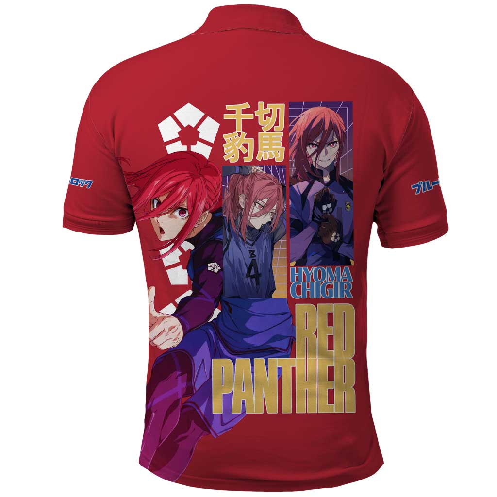 Hyoma Chigiri Blue Lock Polo Shirt Japan Anime Style - The Mazicc