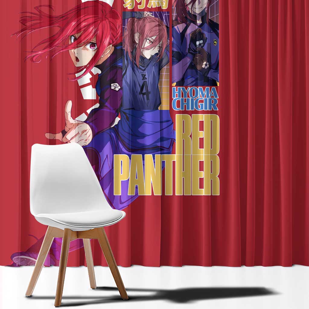 Hyoma Chigiri Blue Lock Window Curtain Japan Anime Style - The Mazicc