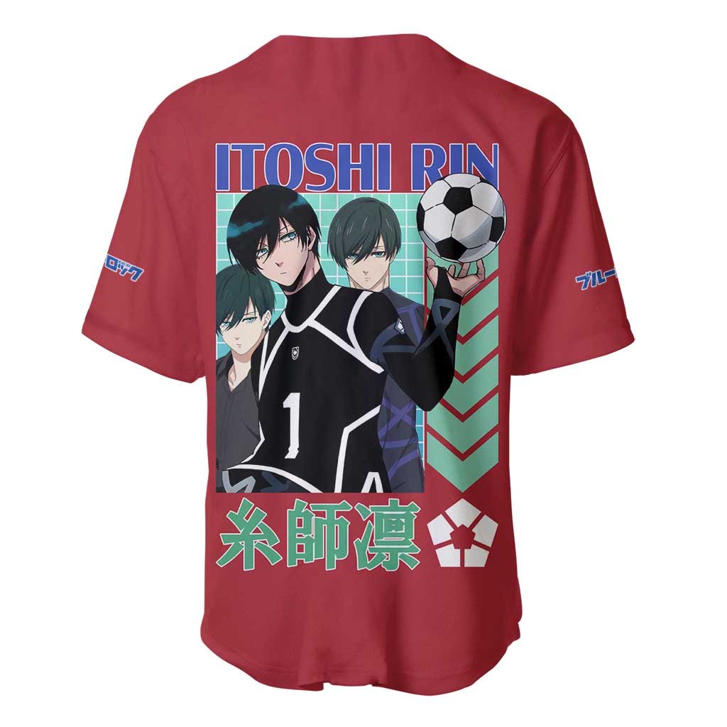 Itoshi Rin Blue Lock Baseball Jersey Japan Anime Style - The Mazicc