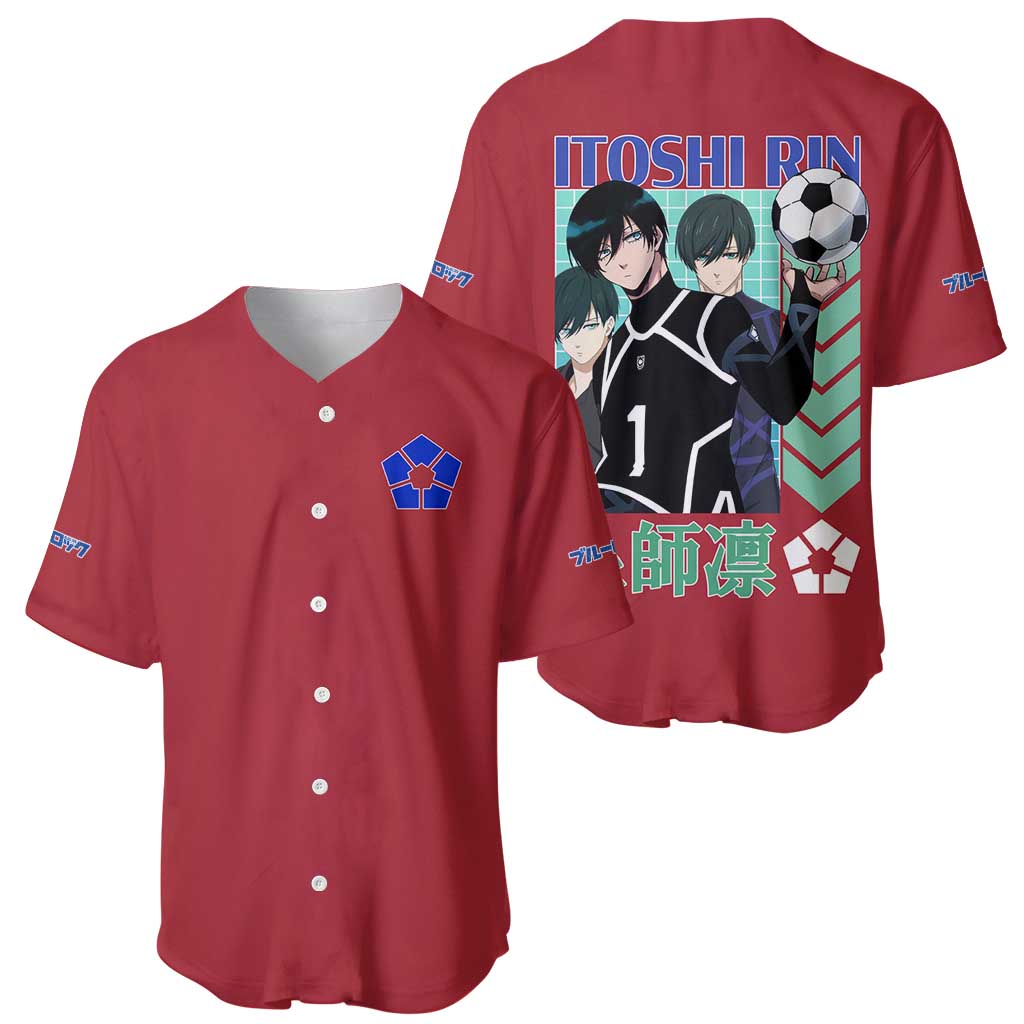 Itoshi Rin Blue Lock Baseball Jersey Japan Anime Style - The Mazicc