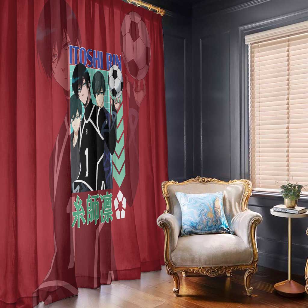 Itoshi Rin Blue Lock Window Curtain Japan Anime Style - The Mazicc