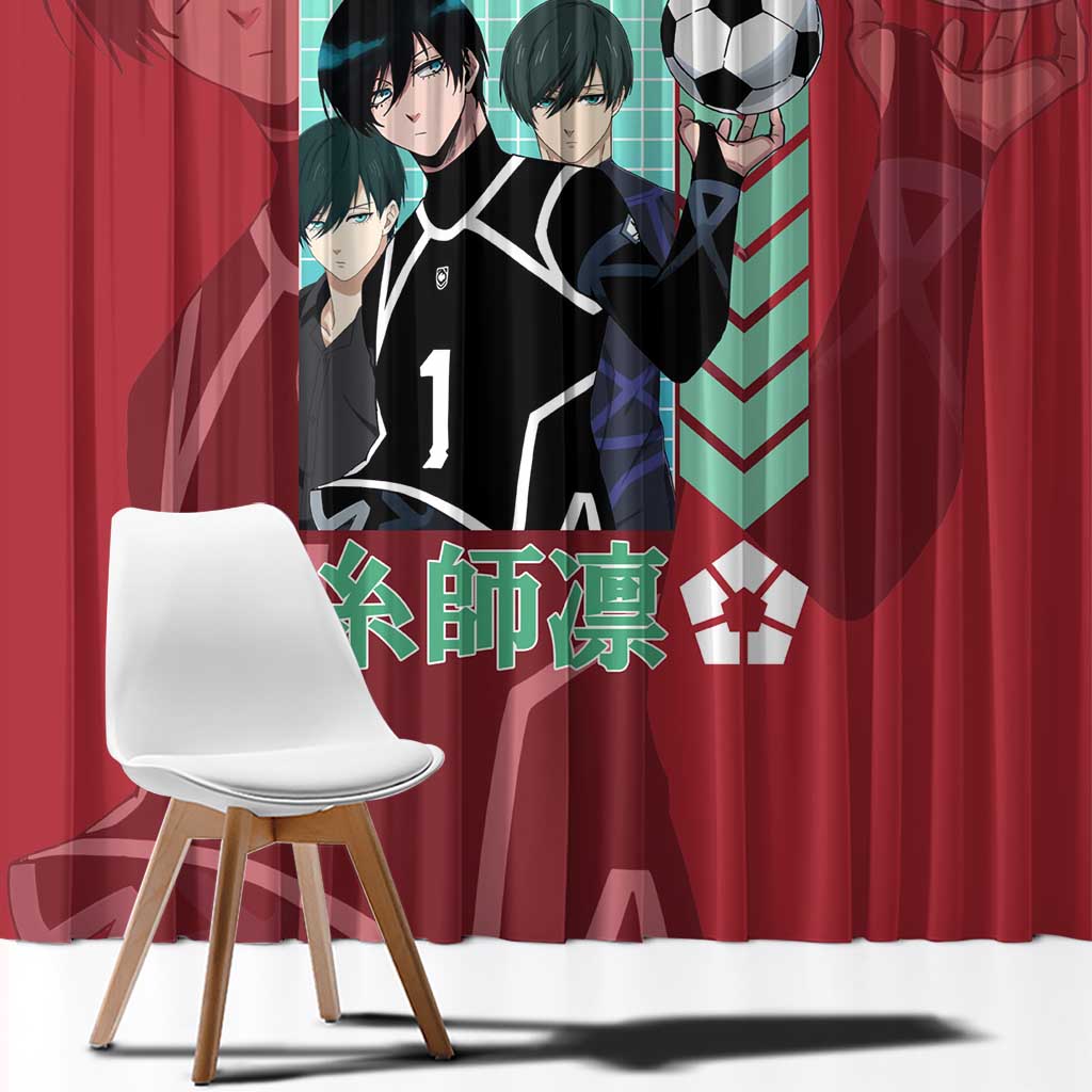 Itoshi Rin Blue Lock Window Curtain Japan Anime Style - The Mazicc