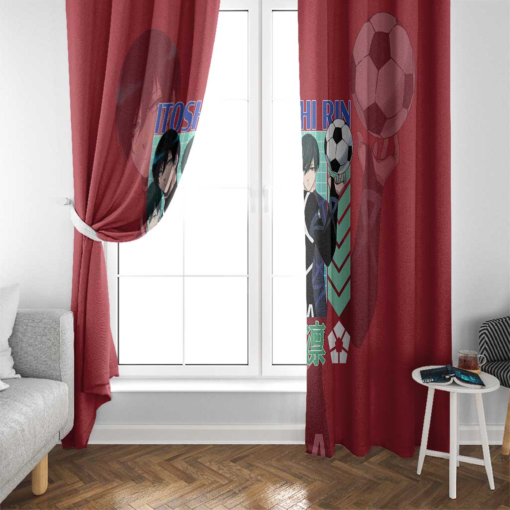 Itoshi Rin Blue Lock Window Curtain Japan Anime Style - The Mazicc