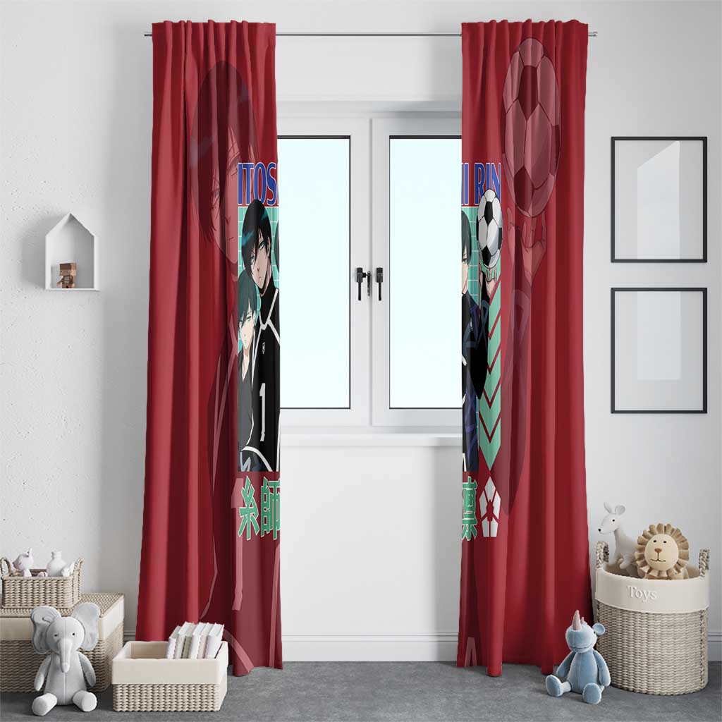 Itoshi Rin Blue Lock Window Curtain Japan Anime Style - The Mazicc