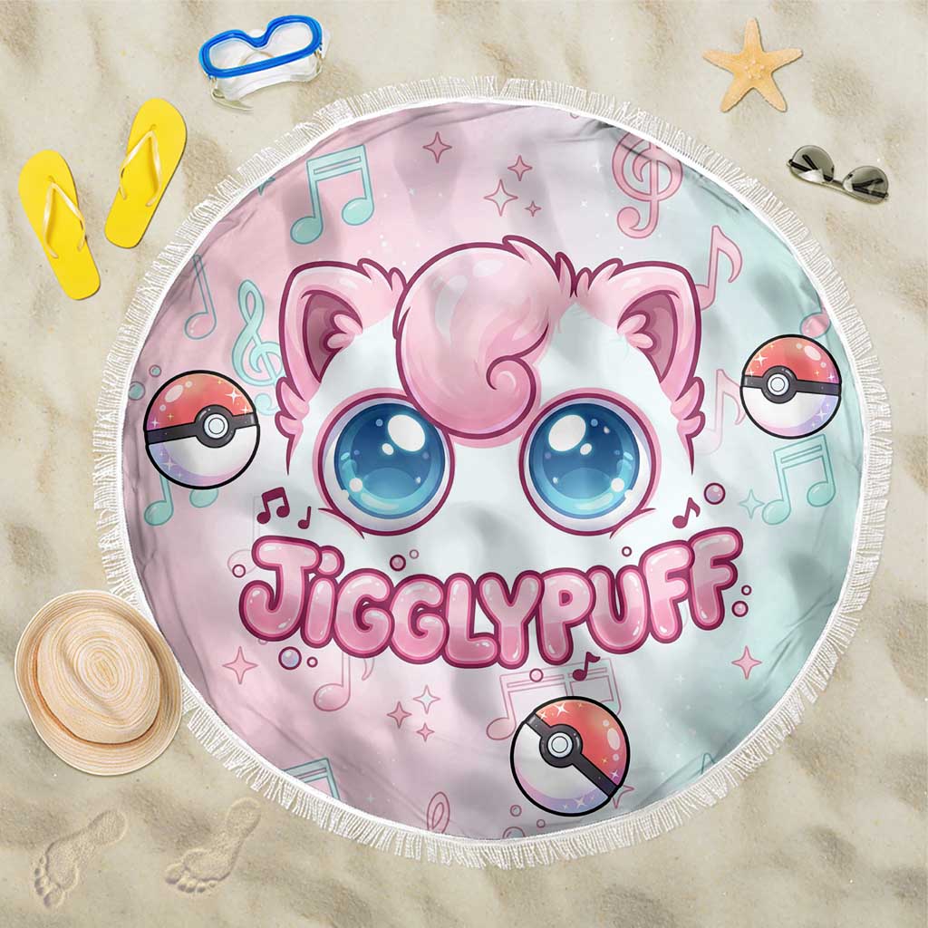 Jigglypuff Beach Blanket Pastel Melody Pop Art