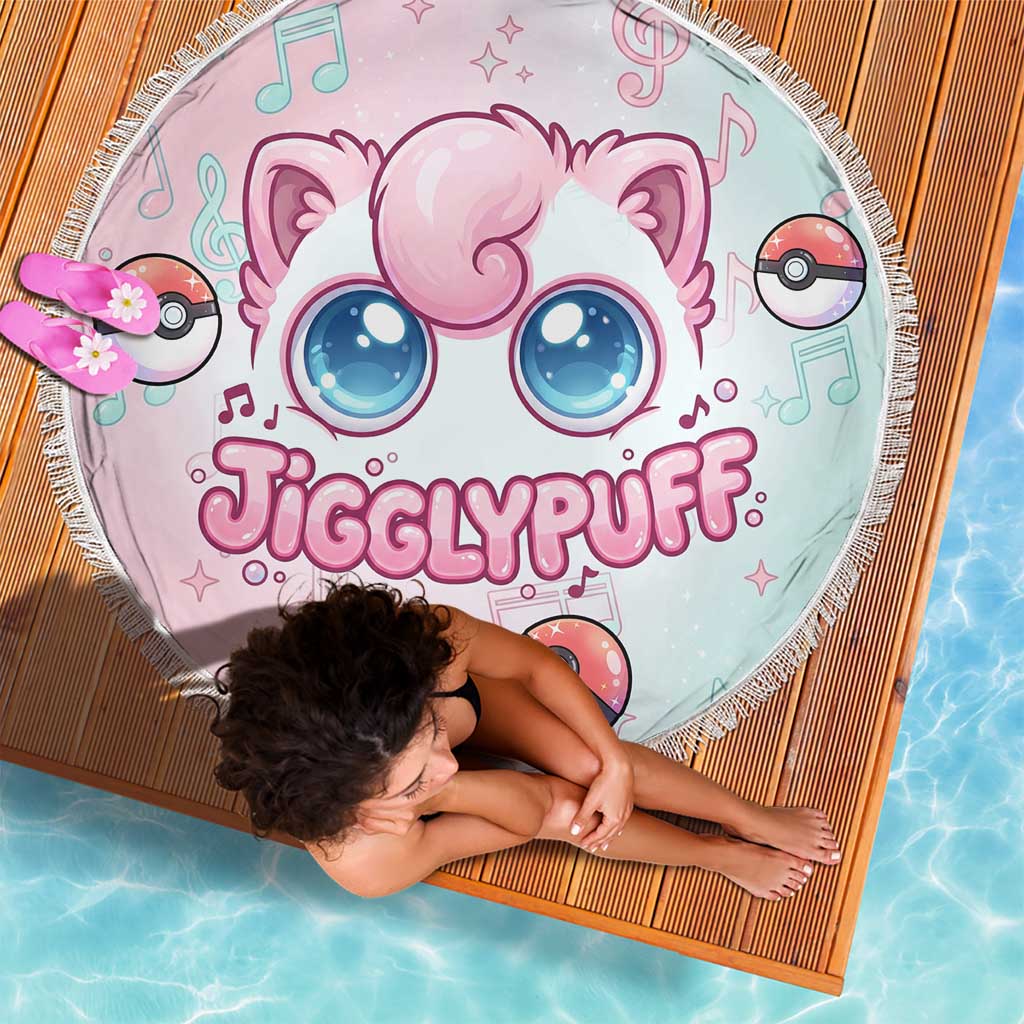Jigglypuff Beach Blanket Pastel Melody Pop Art