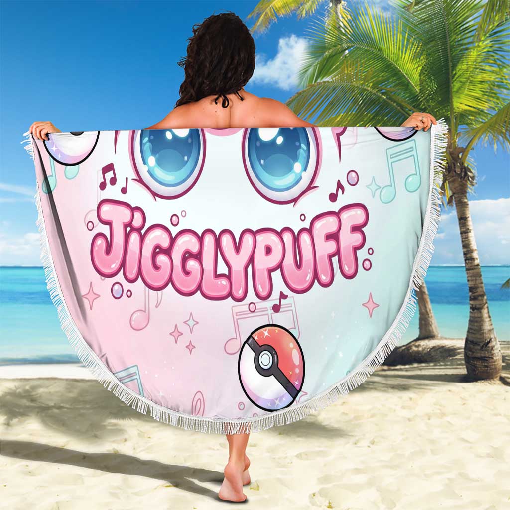 Jigglypuff Beach Blanket Pastel Melody Pop Art